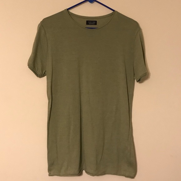 zara scoop neck t shirt